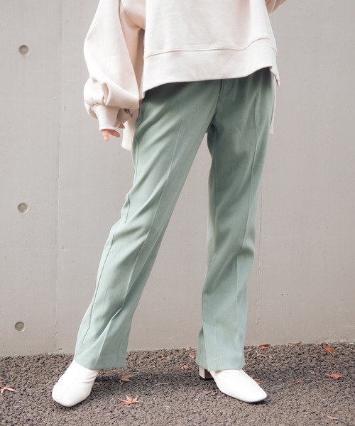 VANNIE U（ヴァニーユー）の「VANNIE U カラータックパンツ（その他パンツ・レディース・ピンク/ミント/チョコ・FREE）」の7枚目の写真