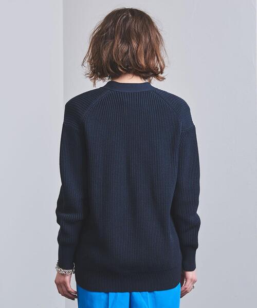 新品 ユナイテッドアローズ ミドルカーディガン ブラック UNITED ARROWS（ユナイテッドアローズ）の「UWSC アゼ ミドル