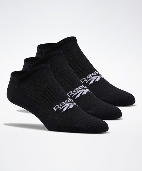 Reebok（リーボック）の「クラシックス ファウンデーション インビジブル ソックス 3足組  / Classics Foundation Invisible Socks 3 Pairs（ソックス/靴下・メンズ・ブラック/ホワイト/ホワイト×グレー・SMALL/MEDIUM/LARGE/X-LARGE）」の3枚目の写真
