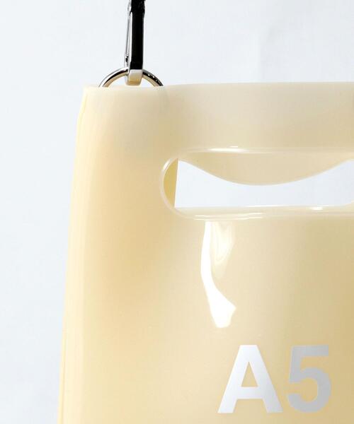 NaNa-NaNa（ナナナナ）の「＜nana-nana＞A5 クリアショルダーバッグ -2WAY- Ψ（ショルダーバッグ・レディース・ナチュラル/その他1・FREE）」の9枚目の写真