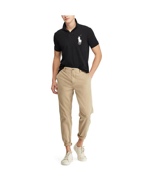 POLO RALPH LAUREN（ポロ ラルフ ローレン）の「カスタム スリム フィット メッシュ ポロシャツ（ポロシャツ・メンズ・ブラック・X-LARGE/MEDIUM/XX-LARGE/LARGE）」の2枚目の写真