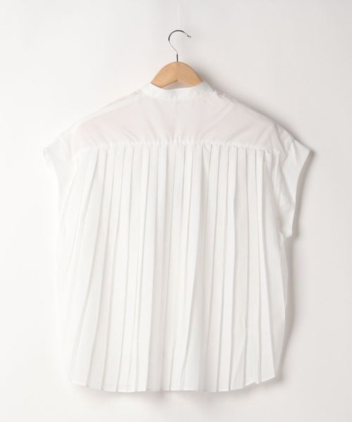 fifth（フィフス）の「バックプリーツスタンドカラーシャツ（シャツ/ブラウス・レディース・グレー/ホワイト・MEDIUM）」の10枚目の写真