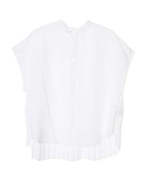 fifth（フィフス）の「バックプリーツスタンドカラーシャツ（シャツ/ブラウス・レディース・グレー/ホワイト・MEDIUM）」の11枚目の写真