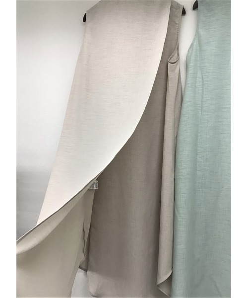 ulu（ウル）の「Cross slit shirt onepierce（ワンピース・レディース・ミント/クリーム・FREE）」の12枚目の写真