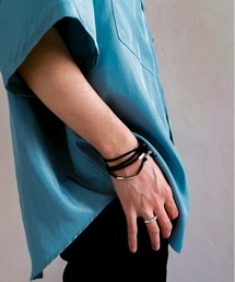 Ayler（アイラー）の「Ayler アイラー /  3way leather necklace  （necklace/bracelet/anklet）（ブレスレット）」
