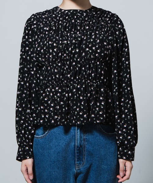 WEGO（ウィゴー）の「WEGO/フラワーシャーリングブラウス（シャツ/ブラウス・レディース・その他1・FREE）」の4枚目の写真