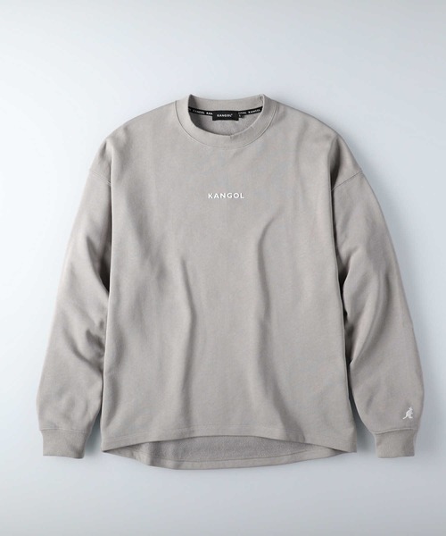 KANGOL（カンゴール）の「【KANGOL】バックスクエアプリントクルーネックロンT（スウェット・メンズ・ブラック/ベージュ/ピンク・M/L/XL）」の21枚目の写真