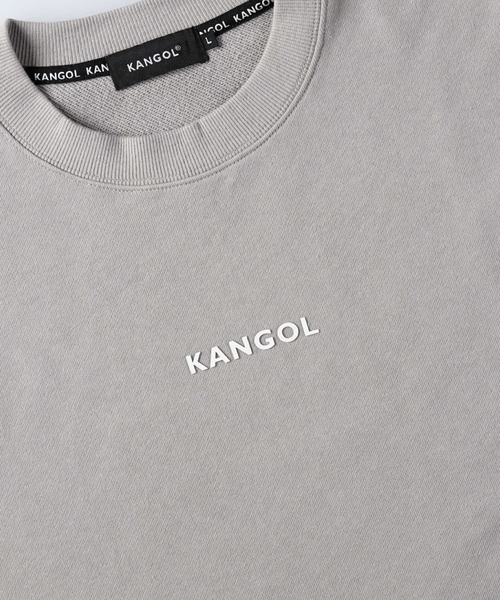 KANGOL（カンゴール）の「【KANGOL】バックスクエアプリントクルーネックロンT（スウェット・メンズ・ブラック/ベージュ/ピンク・M/L/XL）」の15枚目の写真