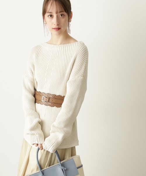 品質保証 JILL STUART（ジルスチュアート）の「◇マルセラニット（ニット トップス