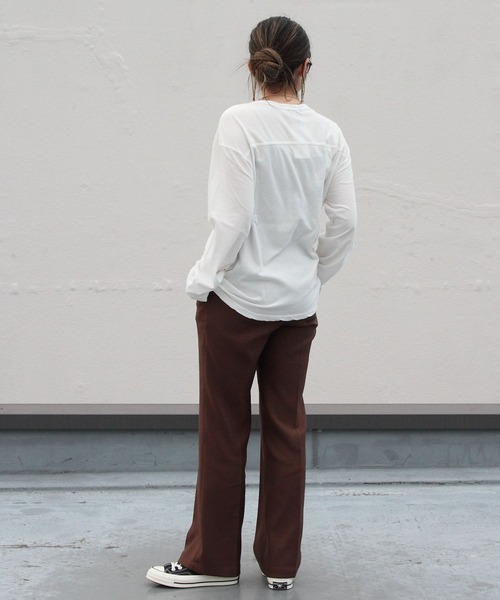 THE SHINZONE（ザ　シンゾーン）の「THE SHINZONE/シンゾーン　ハイツイストコットンカーディガン　HIGHT WIST COTTON CARDIGAN（カーディガン/ボレロ・レディース・ホワイト/ブラック/カーキ・FREE）」の7枚目の写真