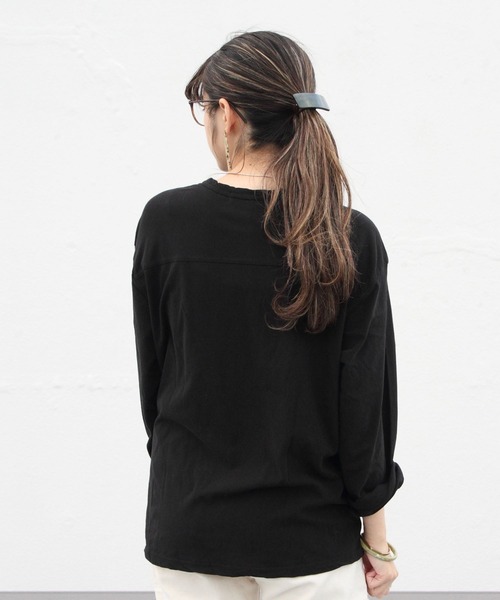 THE SHINZONE（ザ　シンゾーン）の「THE SHINZONE/シンゾーン　ハイツイストコットンカーディガン　HIGHT WIST COTTON CARDIGAN（カーディガン/ボレロ・レディース・ホワイト/ブラック/カーキ・FREE）」の10枚目の写真