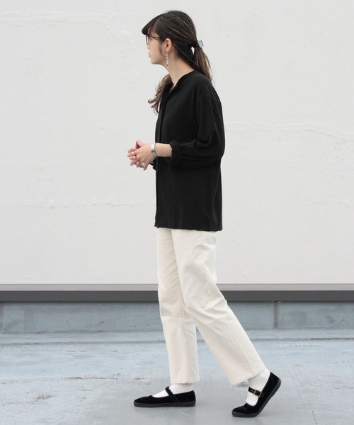 THE SHINZONE（ザ　シンゾーン）の「THE SHINZONE/シンゾーン　ハイツイストコットンカーディガン　HIGHT WIST COTTON CARDIGAN（カーディガン/ボレロ・レディース・ホワイト/ブラック/カーキ・FREE）」の12枚目の写真
