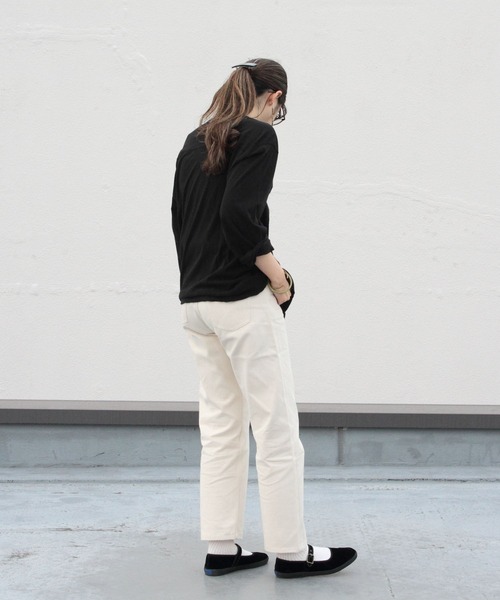 THE SHINZONE（ザ　シンゾーン）の「THE SHINZONE/シンゾーン　ハイツイストコットンカーディガン　HIGHT WIST COTTON CARDIGAN（カーディガン/ボレロ・レディース・ホワイト/ブラック/カーキ・FREE）」の13枚目の写真