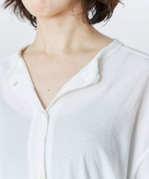 THE SHINZONE（ザ　シンゾーン）の「THE SHINZONE/シンゾーン　ハイツイストコットンカーディガン　HIGHT WIST COTTON CARDIGAN（カーディガン/ボレロ・レディース・ホワイト/ブラック/カーキ・FREE）」の22枚目の写真