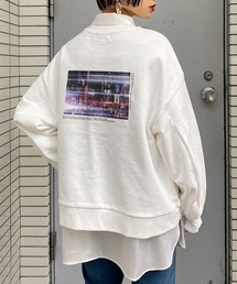 PAGEBOY | バックプリントウラケプルオーバー(スウェット)