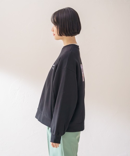 PAGEBOY(ページボーイ)の「バックプリントウラケプルオーバー(スウェット・レディース・オフホワイト/ブラック・FREE)」の19枚目の写真