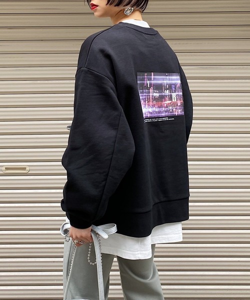 PAGEBOY(ページボーイ)の「バックプリントウラケプルオーバー(スウェット・レディース・オフホワイト/ブラック・FREE)」の18枚目の写真