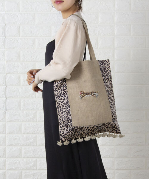 CITRUS（シトラス）の「【CITRUS/ シトラス】ワッペポンポントートバッグ（トートバッグ・レディース・ブラック系その他3/マルチ・FREE）」の13枚目の写真