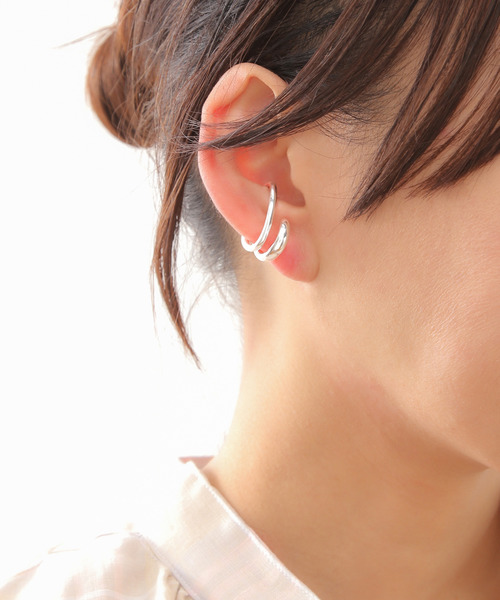Lourmarin（ルールマラン）の「hannna/シルバーイヤーカフ（イヤーカフ