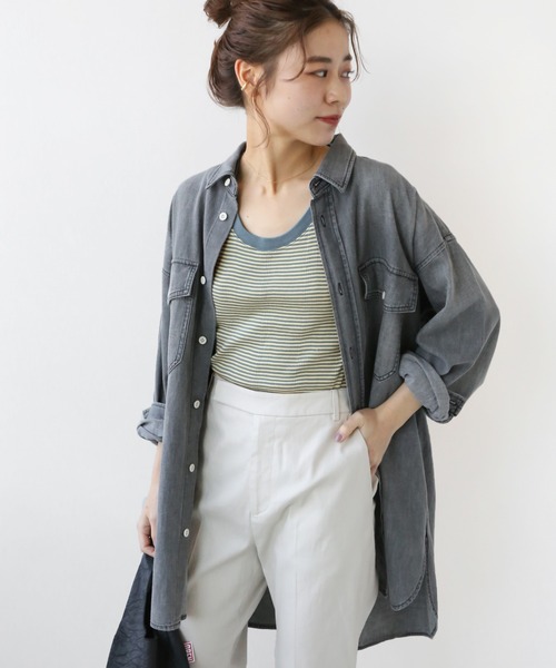 MILLER(ミラー)の「【MILLER/ミラー】*RELUME N/S TEE:別注タンクトップ◆(タンクトップ・レディース・グレー/ブラウン/ブルー/イエロー/オレンジ・FREE)」の20枚目の写真