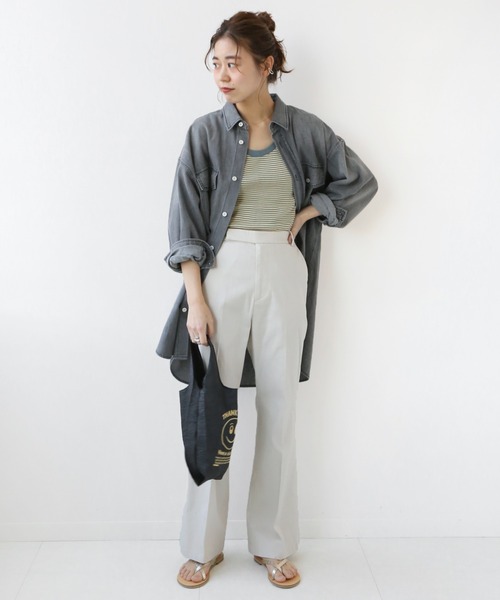 MILLER(ミラー)の「【MILLER/ミラー】*RELUME N/S TEE:別注タンクトップ◆(タンクトップ・レディース・グレー/ブラウン/ブルー/イエロー/オレンジ・FREE)」の12枚目の写真