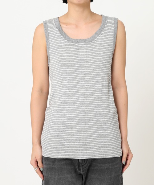 MILLER(ミラー)の「【MILLER/ミラー】*RELUME N/S TEE:別注タンクトップ◆(タンクトップ・レディース・グレー/ブラウン/ブルー/イエロー/オレンジ・FREE)」の10枚目の写真