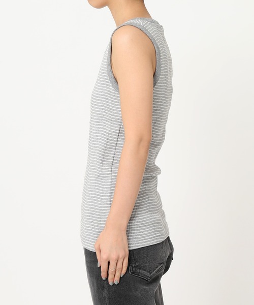 MILLER(ミラー)の「【MILLER/ミラー】*RELUME N/S TEE:別注タンクトップ◆(タンクトップ・レディース・グレー/ブラウン/ブルー/イエロー/オレンジ・FREE)」の7枚目の写真