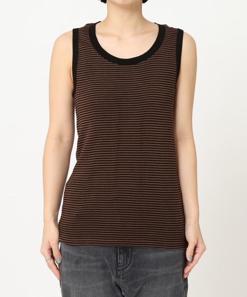 MILLER(ミラー)の「【MILLER/ミラー】*RELUME N/S TEE:別注タンクトップ◆(タンクトップ・レディース・グレー/ブラウン/ブルー/イエロー/オレンジ・FREE)」の19枚目の写真