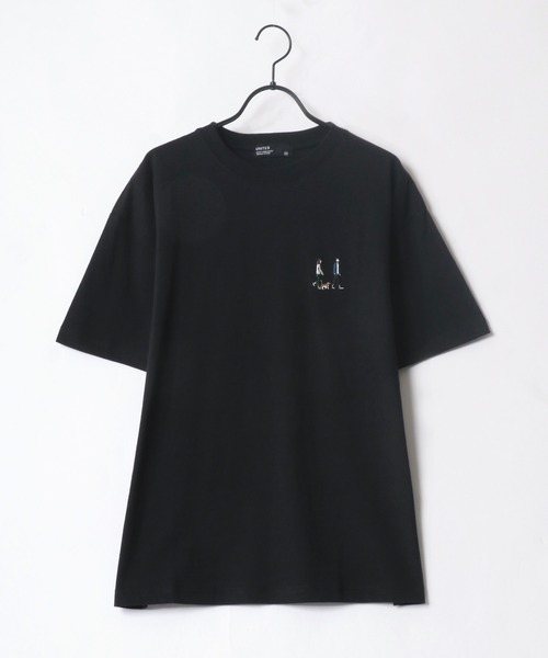 Lazar(ラザル)の「Couple Bicycle Walk ワンポイント 刺繍 ビッグシルエット Tシャツ(Tシャツ/カットソー・メンズ・ホワイト/ブラック/ベージュ/ブルー/グリーン/ミント/ホワイト系その他/ブルーグリーン・LL/M/L)」の11枚目の写真