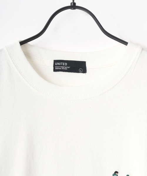 Lazar(ラザル)の「Couple Bicycle Walk ワンポイント 刺繍 ビッグシルエット Tシャツ(Tシャツ/カットソー・メンズ・ホワイト/ブラック/ベージュ/ブルー/グリーン/ミント/ホワイト系その他/ブルーグリーン・LL/M/L)」の17枚目の写真