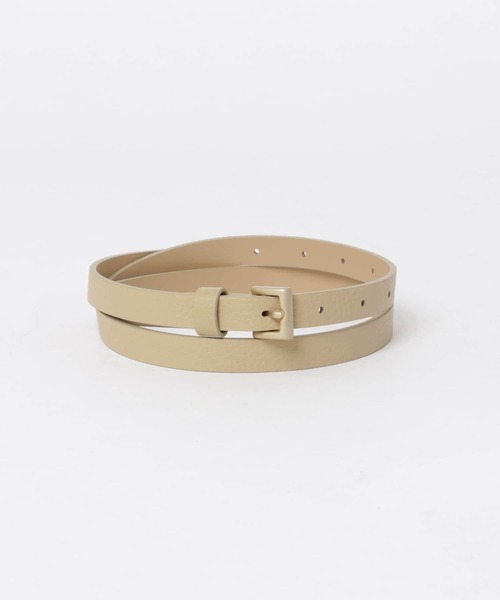 URBAN RESEARCH DOORS（アーバンリサーチドアーズ）の「ソフトレザーナローベルト（ベルト・レディース・ホワイト系その他/グレー系その他・ONE）」の5枚目の写真