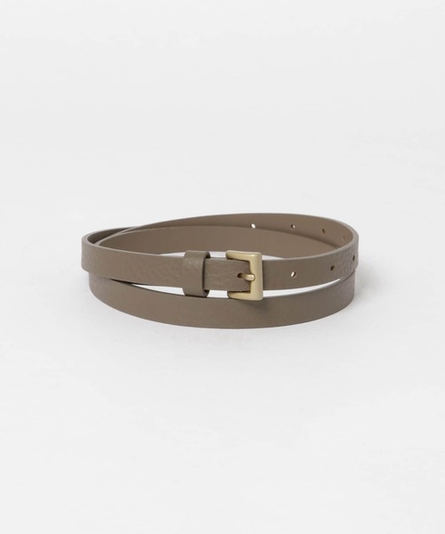 URBAN RESEARCH DOORS（アーバンリサーチドアーズ）の「ソフトレザーナローベルト（ベルト・レディース・ホワイト系その他/グレー系その他・ONE）」の6枚目の写真