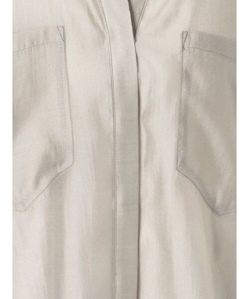 MERCURYDUO(マーキュリーデュオ)の「バックオープンリボンシャツ(シャツ/ブラウス・レディース・オフホワイト/ラベンダー/カーキ・FREE)」の13枚目の写真