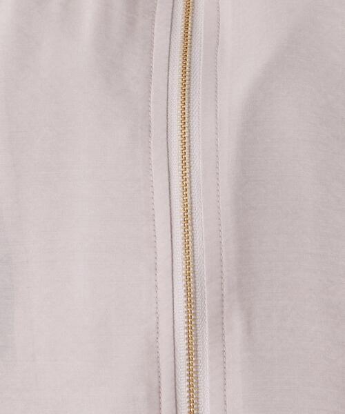 pink adobe（ピンクアドベ）の「◆【M-LL】ギャザーネック ブルゾン（ブルゾン・レディース・ライトグレー/チャコールグレー/オリーブ・38/40/42）」の5枚目の写真