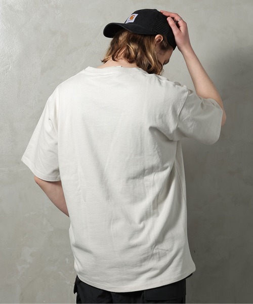 JACKROSE(ジャックローズ)の「JE-PACK.POCKET SSTEE-02(Tシャツ/カットソー・メンズ・ホワイト/ブラック/グレイッシュベージュ/サンドベージュ/スモーキーグリーン系・M/L/XL)」の14枚目の写真