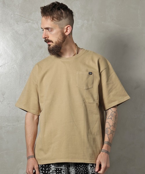 JACKROSE(ジャックローズ)の「JE-PACK.POCKET SSTEE-02(Tシャツ/カットソー・メンズ・ホワイト/ブラック/グレイッシュベージュ/サンドベージュ/スモーキーグリーン系・M/L/XL)」の16枚目の写真