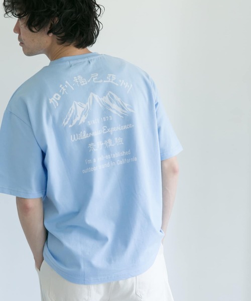 WILDERNESS EXPERIENCE（ウィルダネスエクスペリエンス）の「『別注』WILDERNESS EXPERIENCE×DOORS　バックプリントTシャツ（Tシャツ/カットソー・メンズ・ライトブルー/ブラック/オフホワイト・MEDIUM/LARGE/X-LARGE）」の3枚目の写真