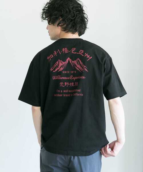 WILDERNESS EXPERIENCE（ウィルダネスエクスペリエンス）の「『別注』WILDERNESS EXPERIENCE×DOORS　バックプリントTシャツ（Tシャツ/カットソー・メンズ・ライトブルー/ブラック/オフホワイト・MEDIUM/LARGE/X-LARGE）」の5枚目の写真