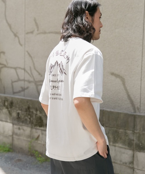 WILDERNESS EXPERIENCE（ウィルダネスエクスペリエンス）の「『別注』WILDERNESS EXPERIENCE×DOORS　バックプリントTシャツ（Tシャツ/カットソー・メンズ・ライトブルー/ブラック/オフホワイト・MEDIUM/LARGE/X-LARGE）」の12枚目の写真
