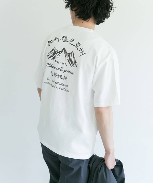 WILDERNESS EXPERIENCE（ウィルダネスエクスペリエンス）の「『別注』WILDERNESS EXPERIENCE×DOORS　バックプリントTシャツ（Tシャツ/カットソー・メンズ・ライトブルー/ブラック/オフホワイト・MEDIUM/LARGE/X-LARGE）」の13枚目の写真