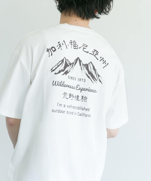 WILDERNESS EXPERIENCE（ウィルダネスエクスペリエンス）の「『別注』WILDERNESS EXPERIENCE×DOORS　バックプリントTシャツ（Tシャツ/カットソー・メンズ・ライトブルー/ブラック/オフホワイト・MEDIUM/LARGE/X-LARGE）」の16枚目の写真