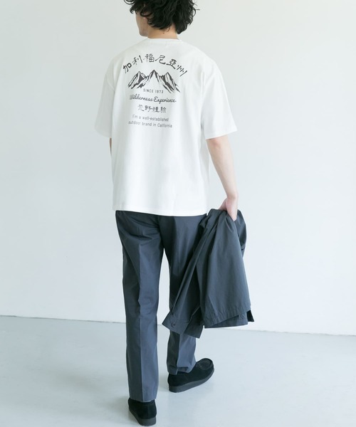 WILDERNESS EXPERIENCE（ウィルダネスエクスペリエンス）の「『別注』WILDERNESS EXPERIENCE×DOORS　バックプリントTシャツ（Tシャツ/カットソー・メンズ・ライトブルー/ブラック/オフホワイト・MEDIUM/LARGE/X-LARGE）」の21枚目の写真