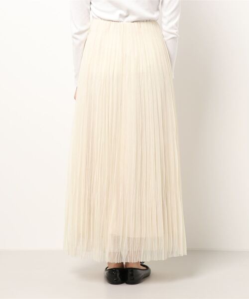 N.（N. Natural Beauty Basic）（エヌエヌナチュラルビューティーベーシック）の「ワッシャーチュールスカート（スカート・レディース・グレー/ピンク/ホワイト・MEDIUM）」の15枚目の写真