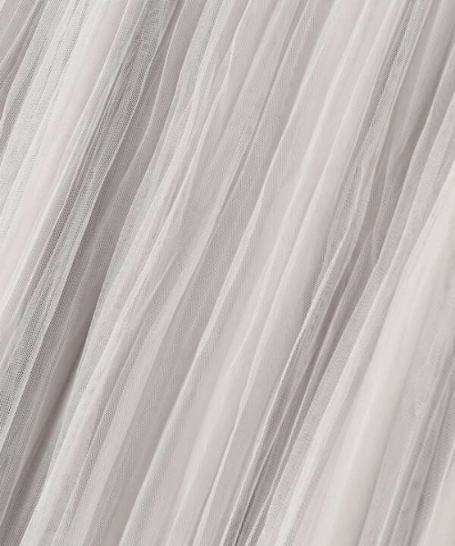 N.（N. Natural Beauty Basic）（エヌエヌナチュラルビューティーベーシック）の「ワッシャーチュールスカート（スカート・レディース・グレー/ピンク/ホワイト・MEDIUM）」の7枚目の写真