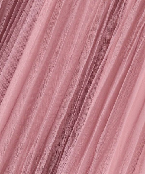 N.（N. Natural Beauty Basic）（エヌエヌナチュラルビューティーベーシック）の「ワッシャーチュールスカート（スカート・レディース・グレー/ピンク/ホワイト・MEDIUM）」の9枚目の写真