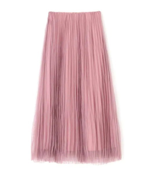 N.（N. Natural Beauty Basic）（エヌエヌナチュラルビューティーベーシック）の「ワッシャーチュールスカート（スカート・レディース・グレー/ピンク/ホワイト・MEDIUM）」の8枚目の写真