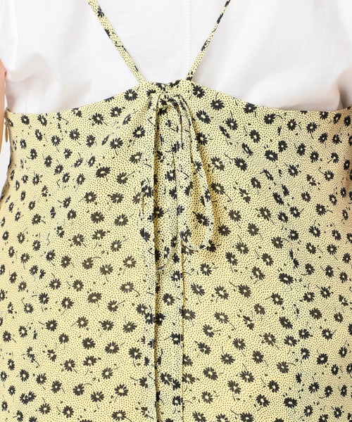 SLOBE citron.(スローブシトロン)の「SLOBE citron. ヴィンテージプリントキャミサロペット◆(サロペット/オーバーオール・レディース・ベージュ/イエロー・FREE)」の14枚目の写真