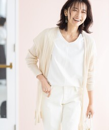 THE SHOP TK  | シアーリブトッパーカーディガン(カーディガン/ボレロ)