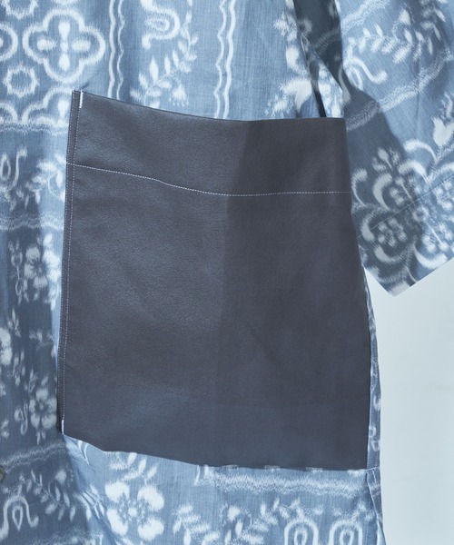 SHINYAKOZUKA（シンヤコヅカ）の「【SHINYA KOZUKA / シンヤコヅカ】21SS SUMMER WITH RAYN SPOONER(アロハシャツ)（シャツ/ブラウス・メンズ・グレー/ホワイト・MEDIUM/SMALL）」の5枚目の写真