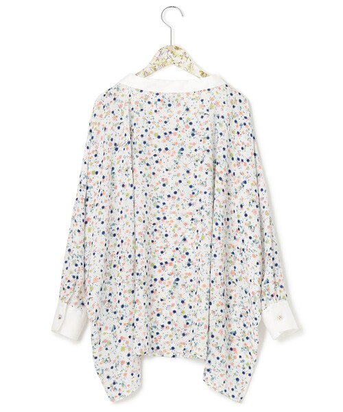 ANEVER（アンエバー）の「【SEDUM】フラワープリント ブラウス（シャツ/ブラウス・レディース・ホワイト系/ブラック系・38）」の10枚目の写真